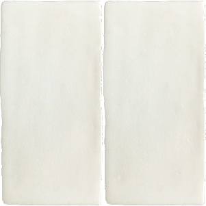 Hand-Made White 75x150mm
