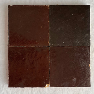 Zellige Marron 100x100mm