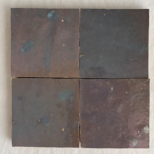 Zellige Aubergine 100x100mm